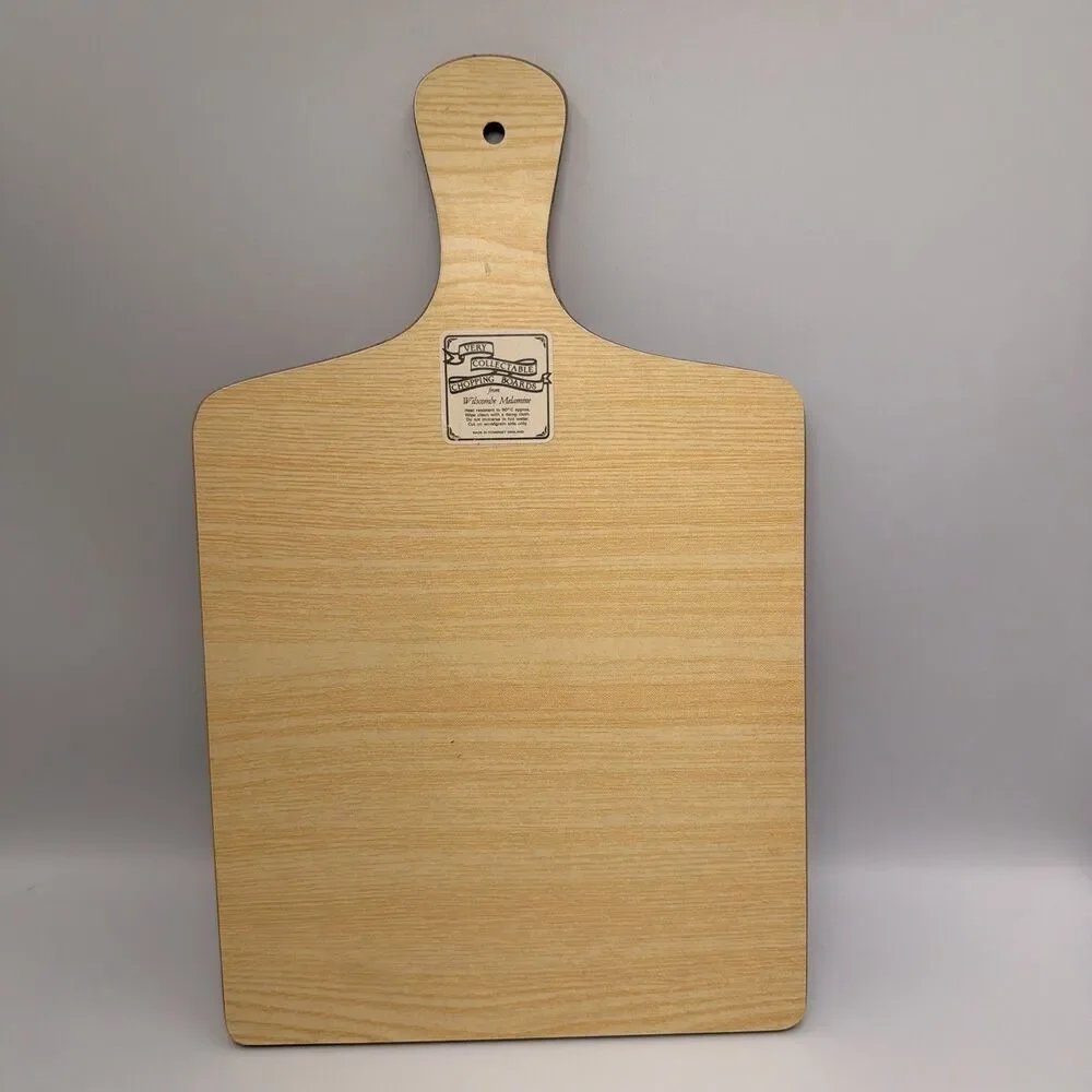 Wilscombe Melamine Ann Blockley P Green Chopping Board England Fruits Vegetables
